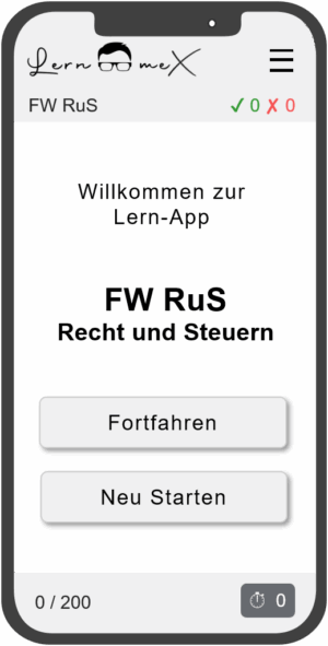 Lernapp Fachwirt Recht und Steuern